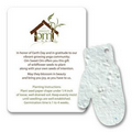 Mini Mitten Style Shape Seed Paper Gift Pack